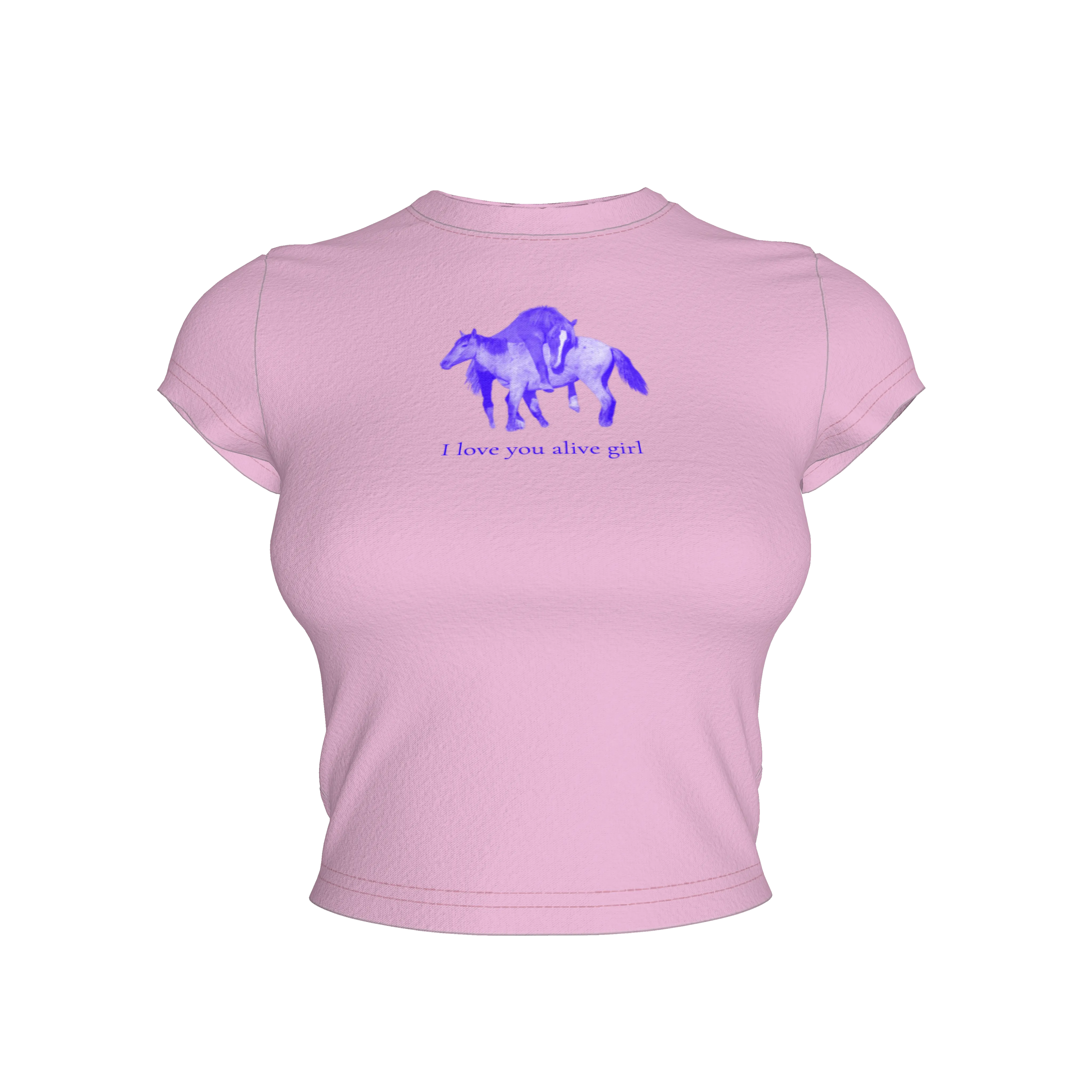 I Love You Alive Girl Horses